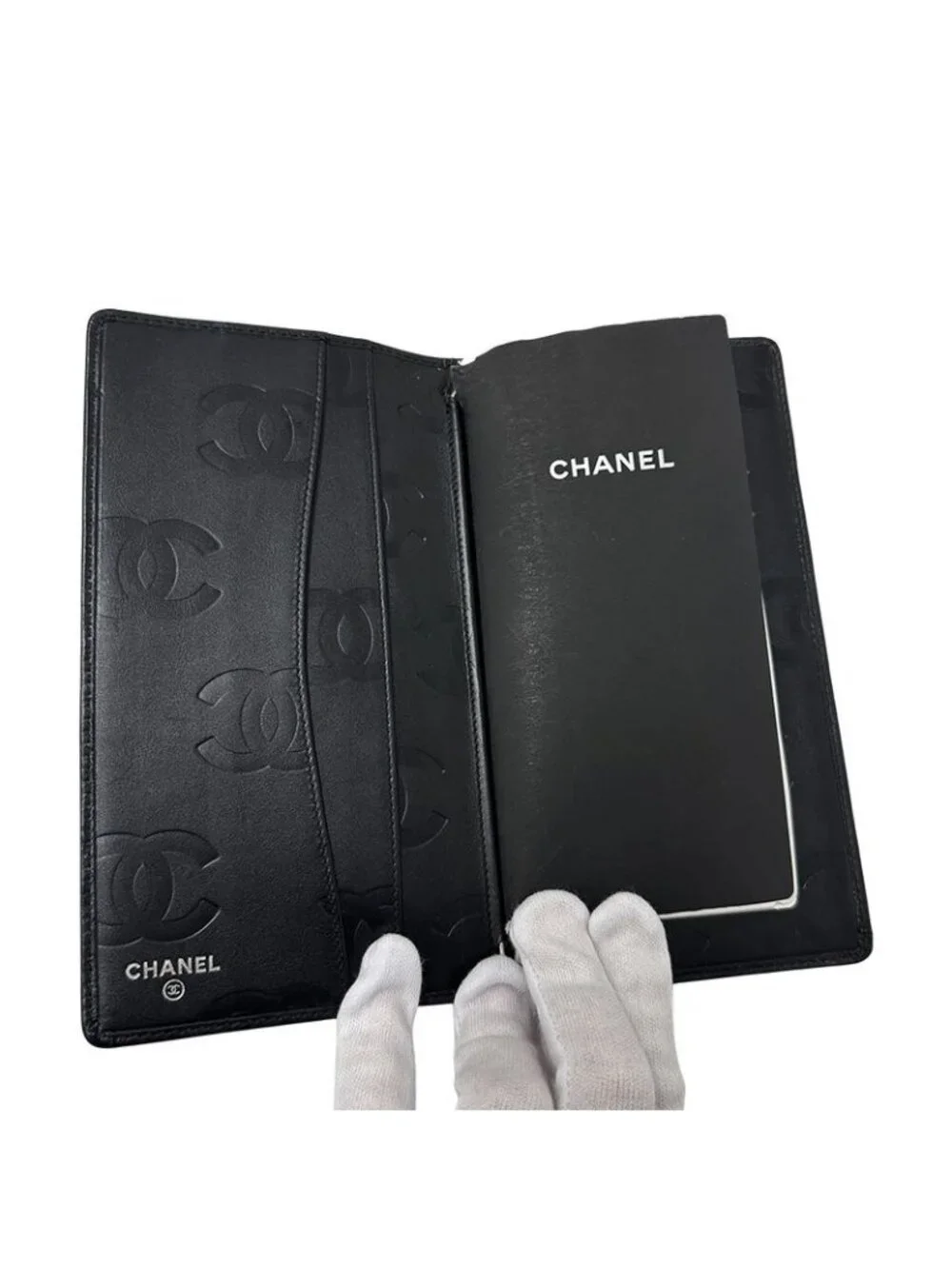 Chanel Notebook Cover Cambon Cuff Black Coco Mark Logo